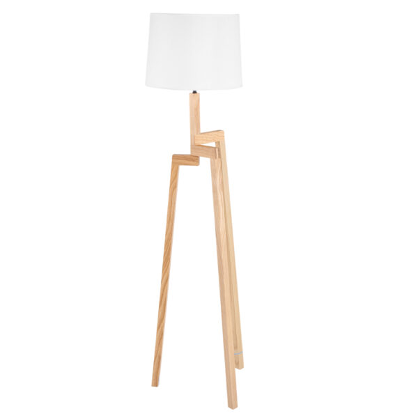 Mexlite Sabi vloerlamp – ø 52 cm – E27 (grote fitting) – Hout