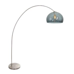 Mexlite Solva vloerlamp – E27 (grote fitting) – Staal