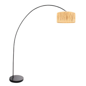 Mexlite Solva vloerlamp – E27 (grote fitting) – Zwart