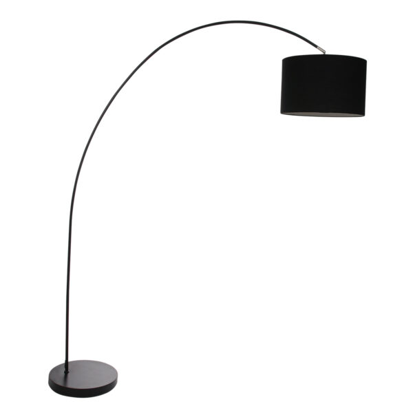 Mexlite Solva vloerlamp – E27 (grote fitting) – Zwart