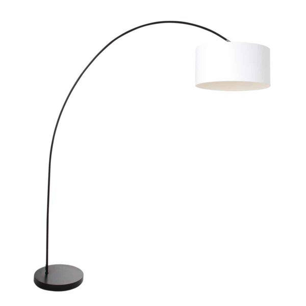 Mexlite Solva vloerlamp – E27 (grote fitting) – Zwart