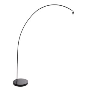 Mexlite Solva vloerlamp – E27 (grote fitting) – Zwart