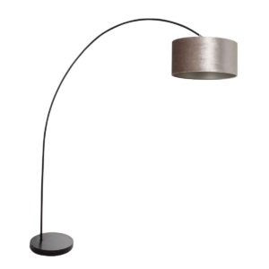 Mexlite Solva vloerlamp – E27 (grote fitting) – Zwart