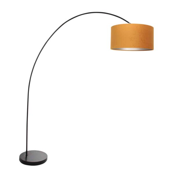 Mexlite Solva vloerlamp – E27 (grote fitting) – Zwart