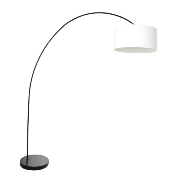 Mexlite Solva vloerlamp – E27 (grote fitting) – Zwart