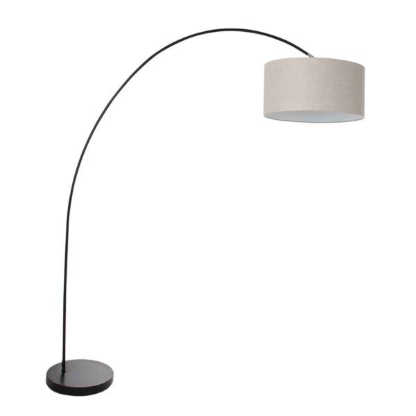 Mexlite Solva vloerlamp – E27 (grote fitting) – Zwart