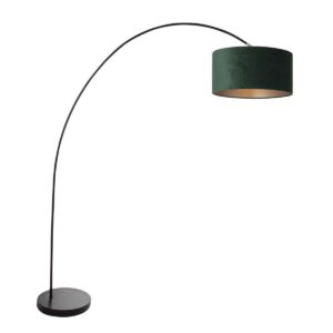 Mexlite Solva vloerlamp – E27 (grote fitting) – Zwart