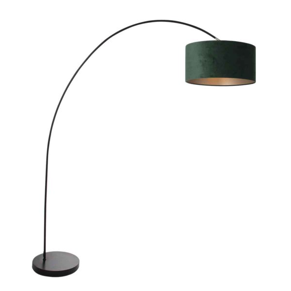 Mexlite Solva vloerlamp – E27 (grote fitting) – Zwart