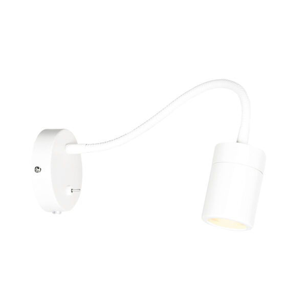 Mexlite Upround wandlamp – GU10 – Wit