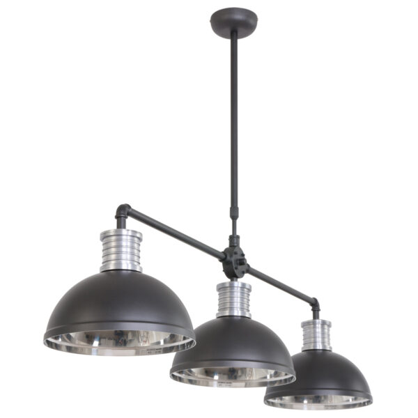 Steinhauer Brooklyn hanglamp – E27 (grote fitting) – Zwart