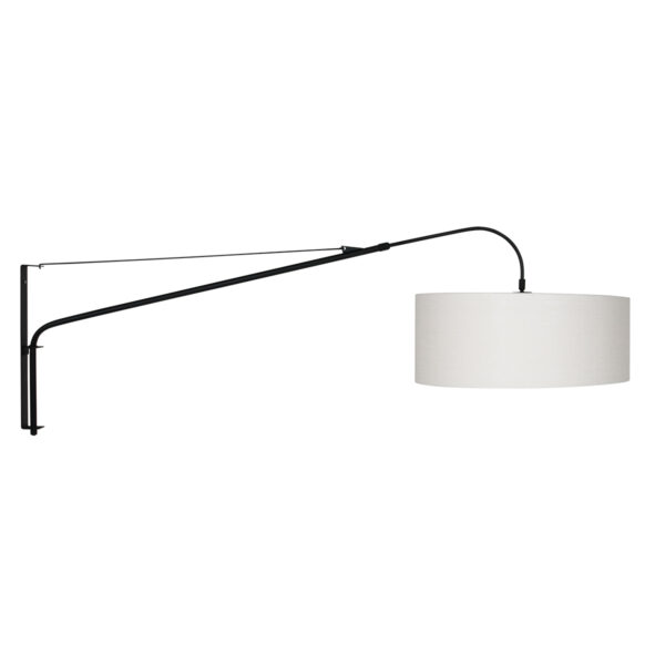 Steinhauer Elegant classy wandlamp – E27 (grote fitting) – Zwart