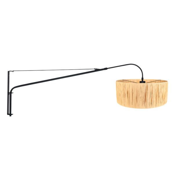 Steinhauer Elegant classy wandlamp – E27 (grote fitting) – Zwart