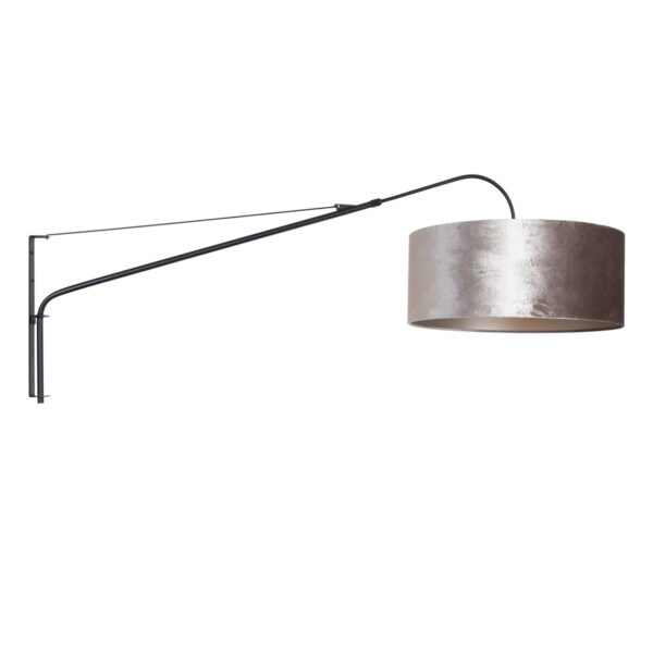 Steinhauer Elegant classy wandlamp – E27 (grote fitting) – Zwart