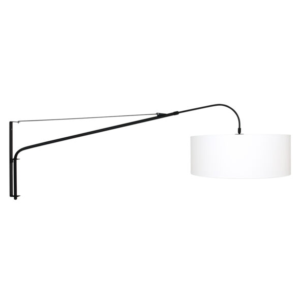 Steinhauer Elegant classy wandlamp – E27 (grote fitting) – Zwart