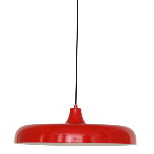 Steinhauer Krisip hanglamp – ø 50 cm – E27 (grote fitting) – Rood