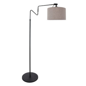 Steinhauer Linstrom vloerlamp – ø 95 cm – E27 (grote fitting) – Zwart