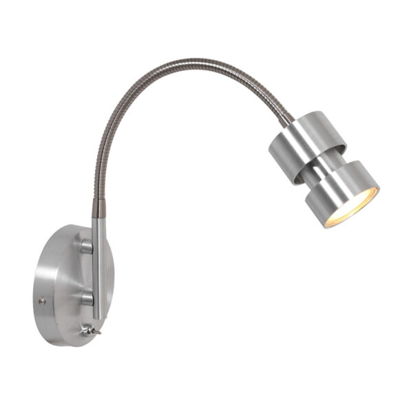 Steinhauer Natasja led wandlamp – GU10 – Staal