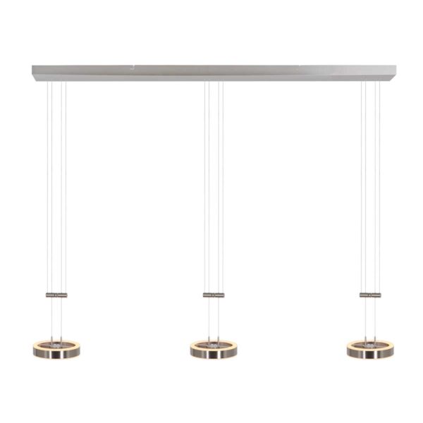 Steinhauer Piola hanglamp – In hoogte verstelbaar – Ingebouwd (LED) – Staal