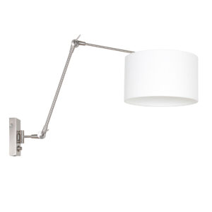 Steinhauer Prestige chic wandlamp – E27 (grote fitting) – Staal