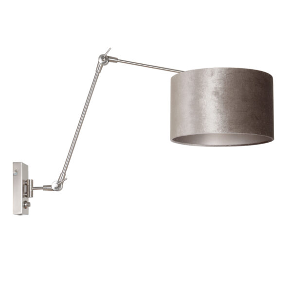 Steinhauer Prestige chic wandlamp – E27 (grote fitting) – Staal