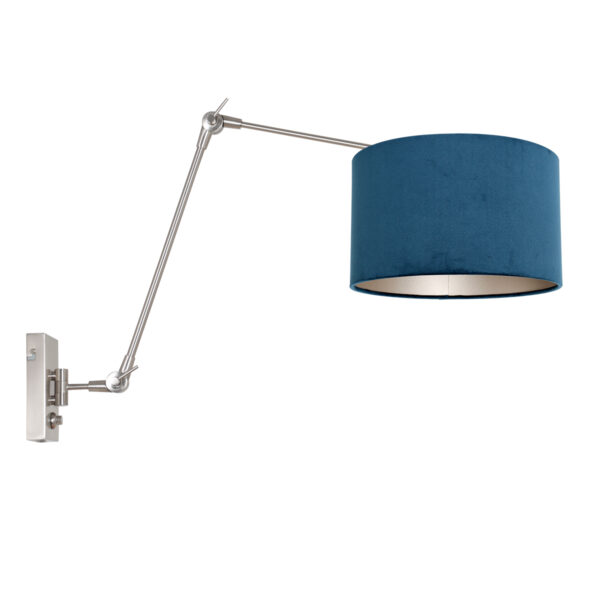 Steinhauer Prestige chic wandlamp – E27 (grote fitting) – Staal