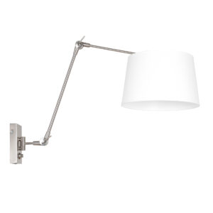 Steinhauer Prestige chic wandlamp – E27 (grote fitting) – Staal