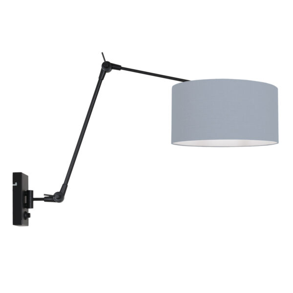 Steinhauer Prestige chic wandlamp – E27 (grote fitting) – Zwart