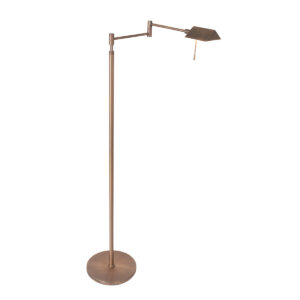 Steinhauer Retina vloerlamp – Ingebouwd (LED) – Brons