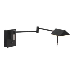 Steinhauer Retina wandlamp – Ingebouwd (LED) – Zwart