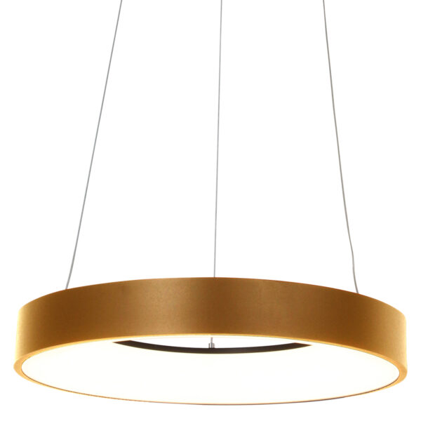 Steinhauer Ringlede hanglamp – ø 48 cm – In hoogte verstelbaar – Ingebouwd (LED) – Goud