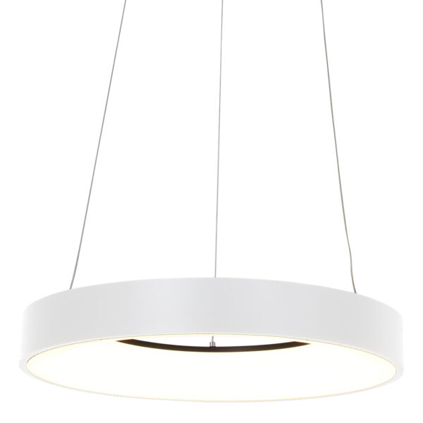 Steinhauer Ringlede hanglamp – ø 48 cm – In hoogte verstelbaar – Ingebouwd (LED) – Wit