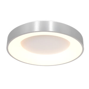 Steinhauer Ringlede plafonniere – ø 38 cm – Ingebouwd (LED) – Zilver