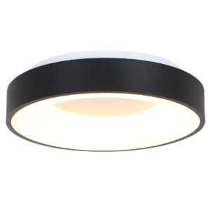 Steinhauer Ringlede plafonniere – ø 48 cm – Ingebouwd (LED) – Zwart