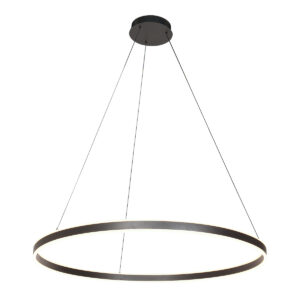 Steinhauer Ringlux hanglamp – ø 100 cm – In hoogte verstelbaar – Ingebouwd (LED) – Zwart