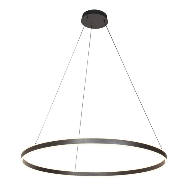 Steinhauer Ringlux hanglamp – ø 100 cm – In hoogte verstelbaar – Ingebouwd (LED) – Zwart