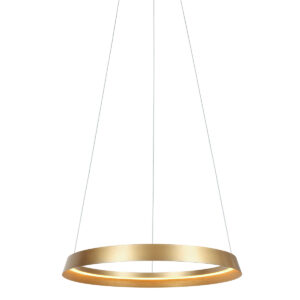 Steinhauer Ringlux hanglamp – ø 60 cm – In hoogte verstelbaar – Ingebouwd (LED) – Goud