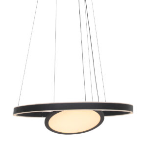 Steinhauer Ringlux hanglamp – ø 60 cm – Ingebouwd (LED) – Zwart