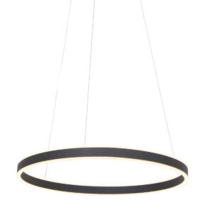 Steinhauer Ringlux hanglamp – ø 60 cm – Ingebouwd (LED) – Zwart