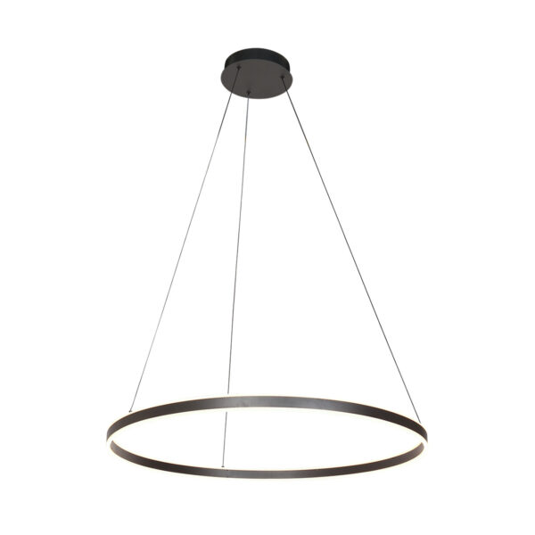 Steinhauer Ringlux hanglamp – ø 80 cm – Ingebouwd (LED) – Zwart