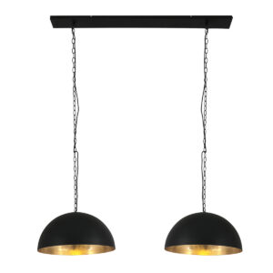 Steinhauer Semicirkel hanglamp – E27 (grote fitting) – Zwart