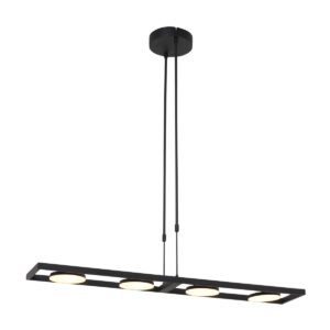 Steinhauer Soleil hanglamp – In hoogte verstelbaar – Ingebouwd (LED) – Zwart