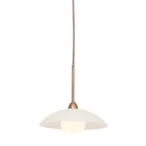 Steinhauer Sovereign classic hanglamp – ø 18 cm – In hoogte verstelbaar – G9 – Brons