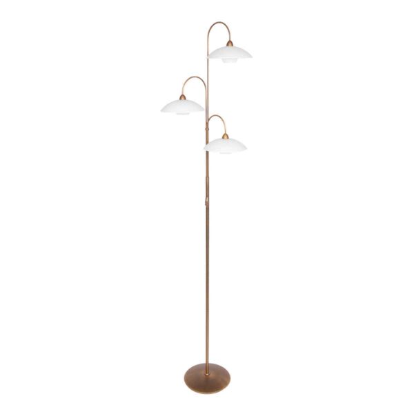 Steinhauer Sovereign classic vloerlamp – G9 – Brons