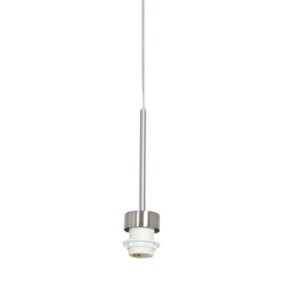 Steinhauer Sparkled light hanglamp – ø 11 cm – E27 (grote fitting) – Staal