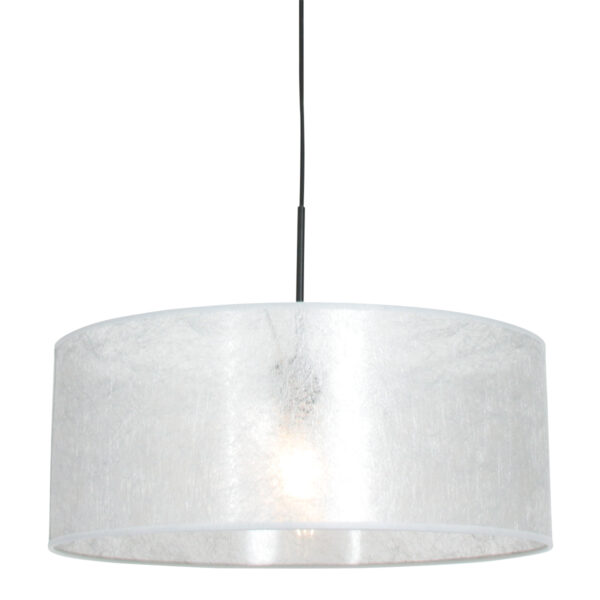 Steinhauer Sparkled light hanglamp – ø 50 cm – E27 (grote fitting) – Zilver