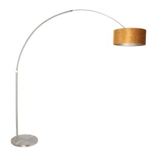 Steinhauer Sparkled light vloerlamp – E27 (grote fitting) – Staal