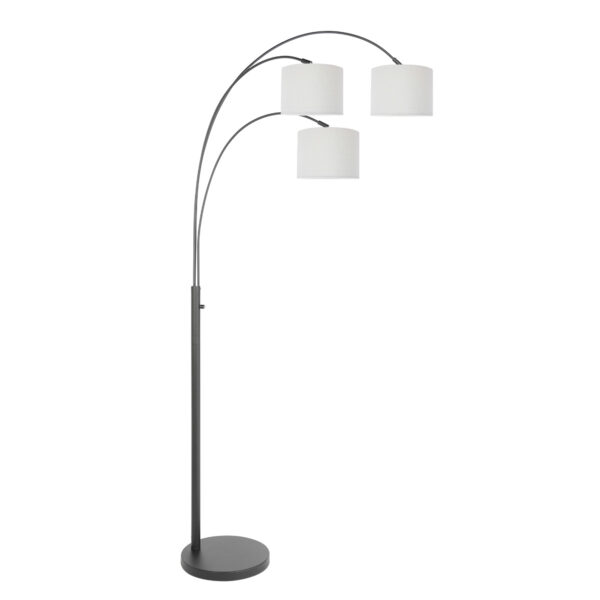 Steinhauer Sparkled light vloerlamp – E27 (grote fitting) – Zwart