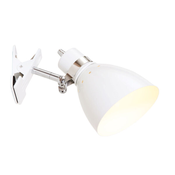 Steinhauer Spring wandlamp – ø 13 cm – E27 (grote fitting) – Wit