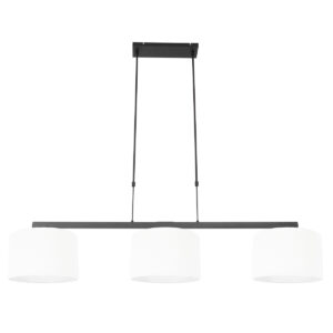 Steinhauer Stang hanglamp – In hoogte verstelbaar – E27 (grote fitting) – Zwart