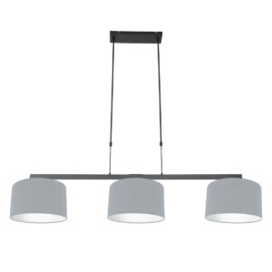 Steinhauer Stang hanglamp – In hoogte verstelbaar – E27 (grote fitting) – Zwart